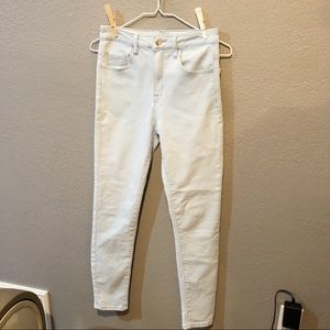F21 Light Blue Wash Skinny Jeans